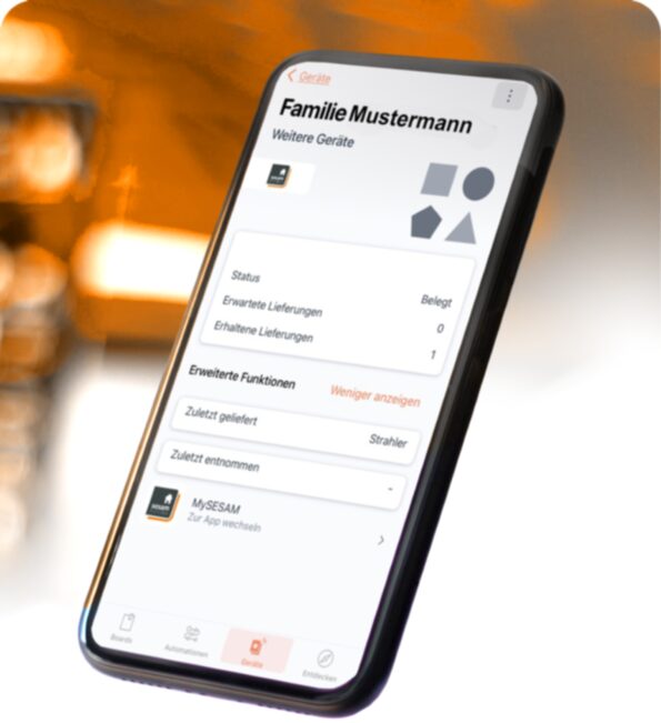 SESAM Smart-Home Integration, Paketkasten als Click & Collect genutzt