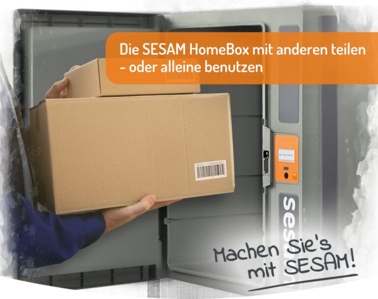 Die SESAM HomeBox - Die innovative Paketbox für alle