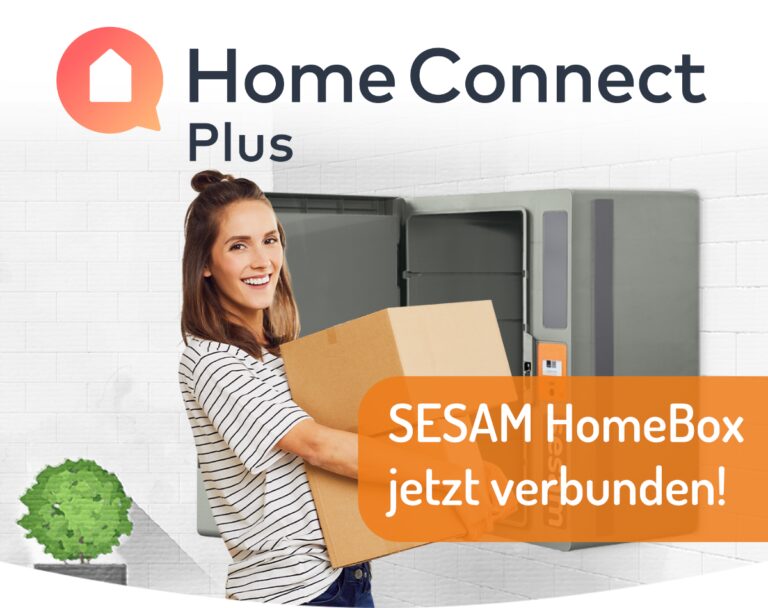 SESAM ist jetzt Teil der Home-Connect-Plus Plattform