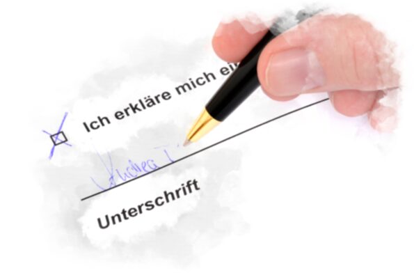 Einverständnis einholen